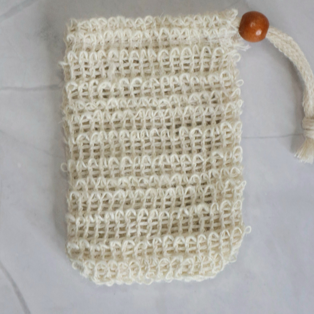 Natural Sisal Soap Saver Bag